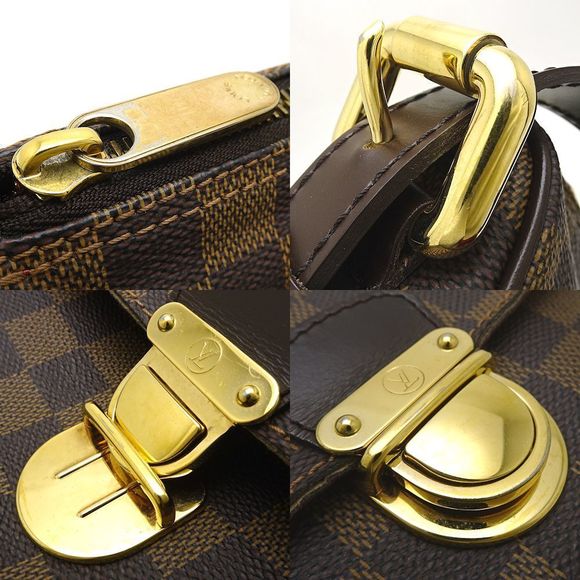 Louis Vuitton Damier Ravello GM Ebene Shoulder Bag Brown - Picture 5 of 8